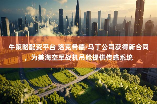 牛策略配资平台 洛克希德·马丁公司获得新合同，为美海空军战机吊舱提供传感系统